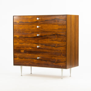 SOLD 1950s Original George Nelson Herman Miller Thin Edge Rosewood Dresser Cabinet