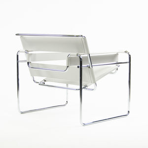 SOLD Brand New In Box Knoll Marcel Breuer Wassily Chair B3 White Leather 2x