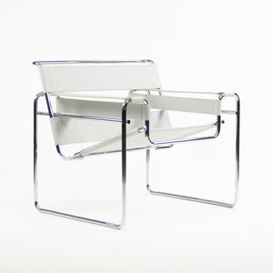 SOLD Brand New In Box Knoll Marcel Breuer Wassily Chair B3 White Leather 2x