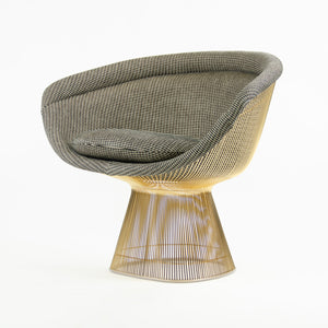 SOLD Brand New In Box Knoll Studio Warren Platner Lounge Chair in Gold