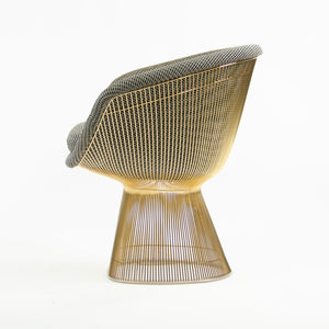 SOLD Brand New In Box Knoll Studio Warren Platner Lounge Chair in Gold