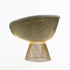 SOLD Brand New In Box Knoll Studio Warren Platner Lounge Chair in Gold