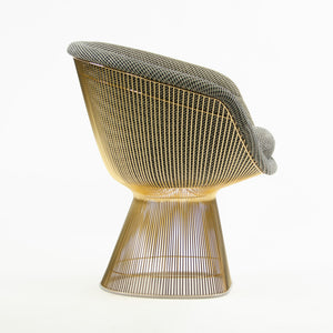 SOLD Brand New In Box Knoll Studio Warren Platner Lounge Chair in Gold