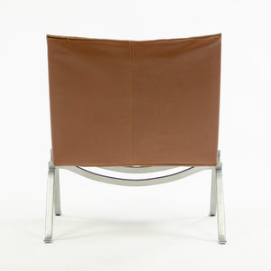 SOLD 1960's E. Kold Christensen Poul Kjaerholm PK22 Leather Upholstery Fritz Hansen