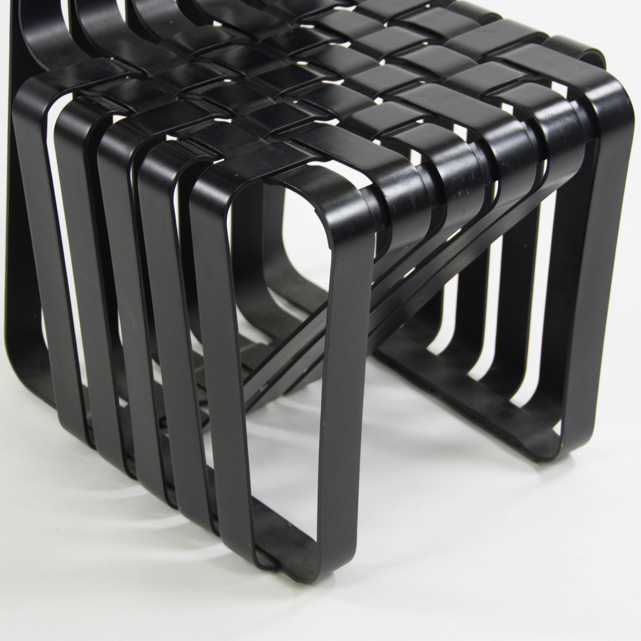 1990s Set of Four Frank Gehry for Knoll High Sticking Dining Side Chairs Maple