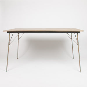 SOLD Rare Early Eames Herman Miller Folding DTM Rectangular Dining Table