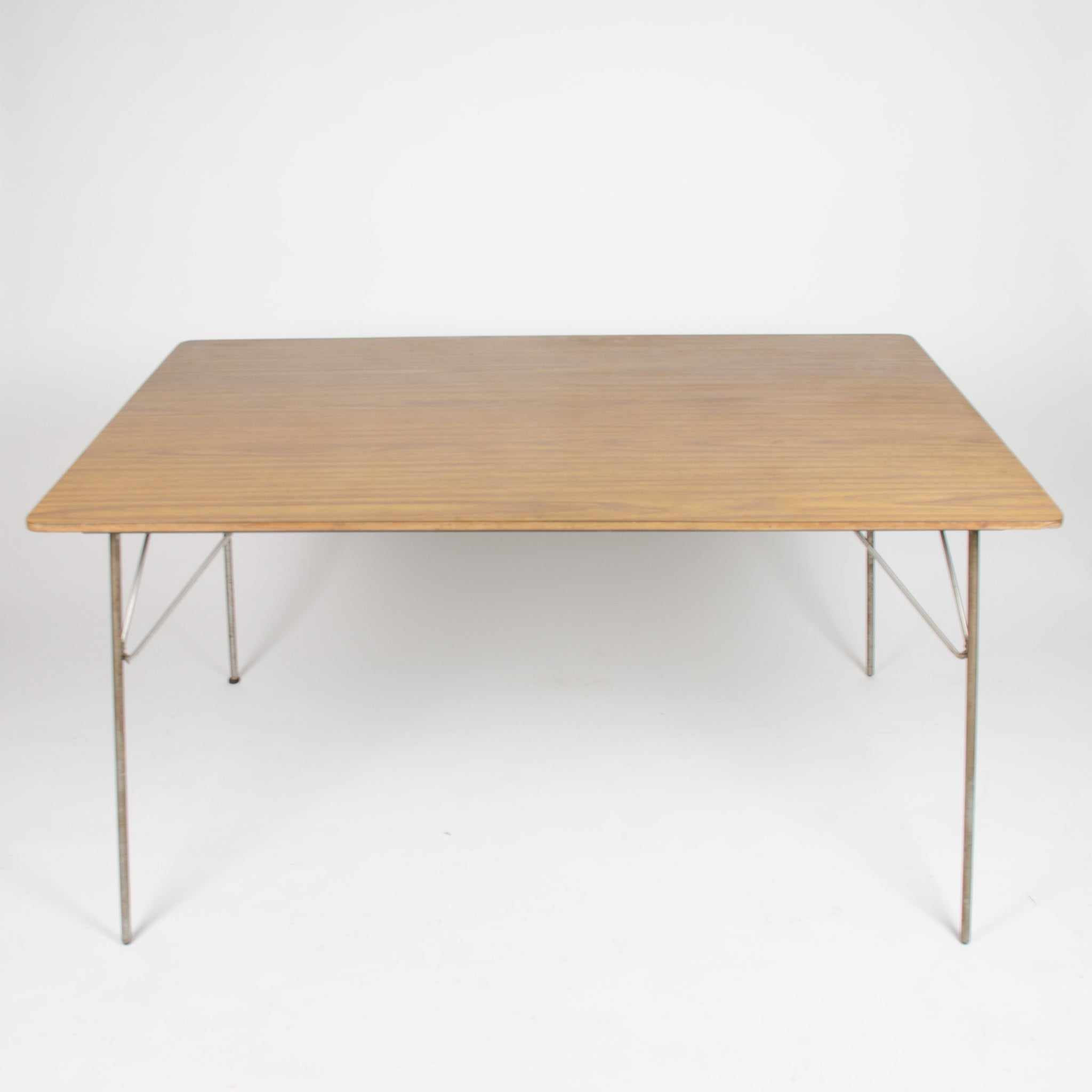 SOLD Rare Early Eames Herman Miller Folding DTM Rectangular Dining Table