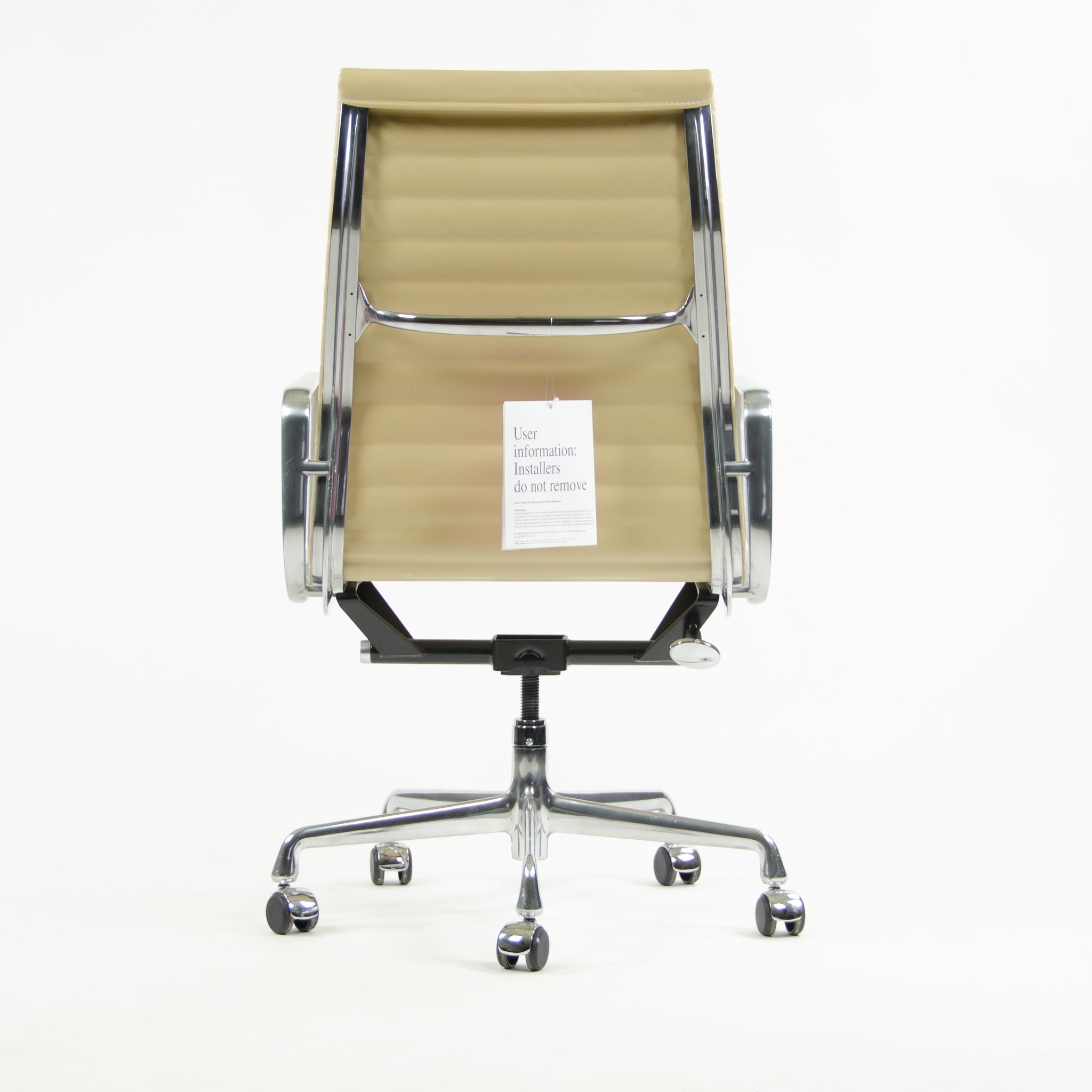 SOLD Herman Miller Eames Aluminum Group High Back Chair 2012 Creme MINT
