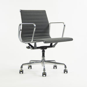 SOLD Herman Miller Eames Aluminum Group Management Desk Chair Gray Fabric 2009