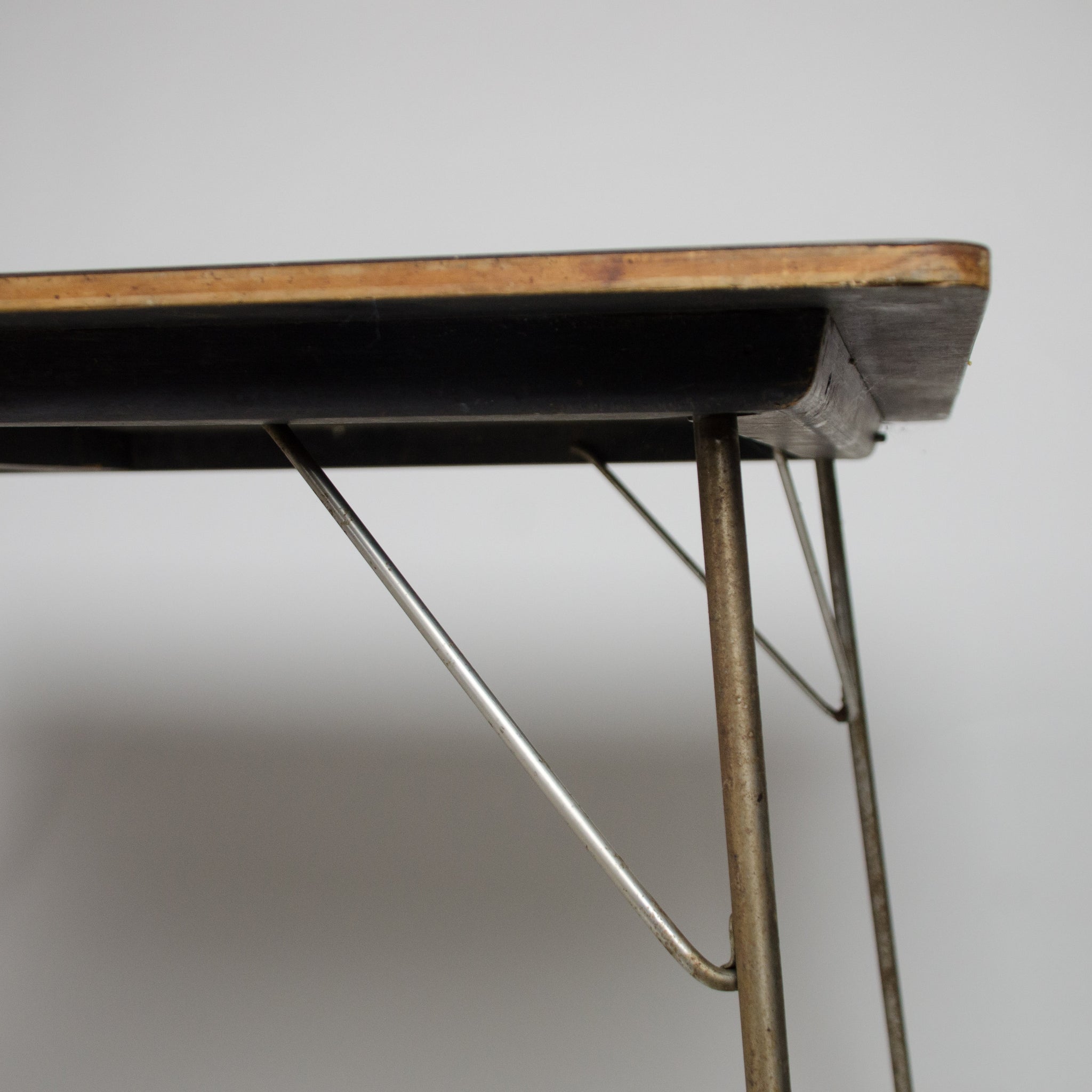 SOLD Rare Early Eames Herman Miller Folding DTM Rectangular Dining Table