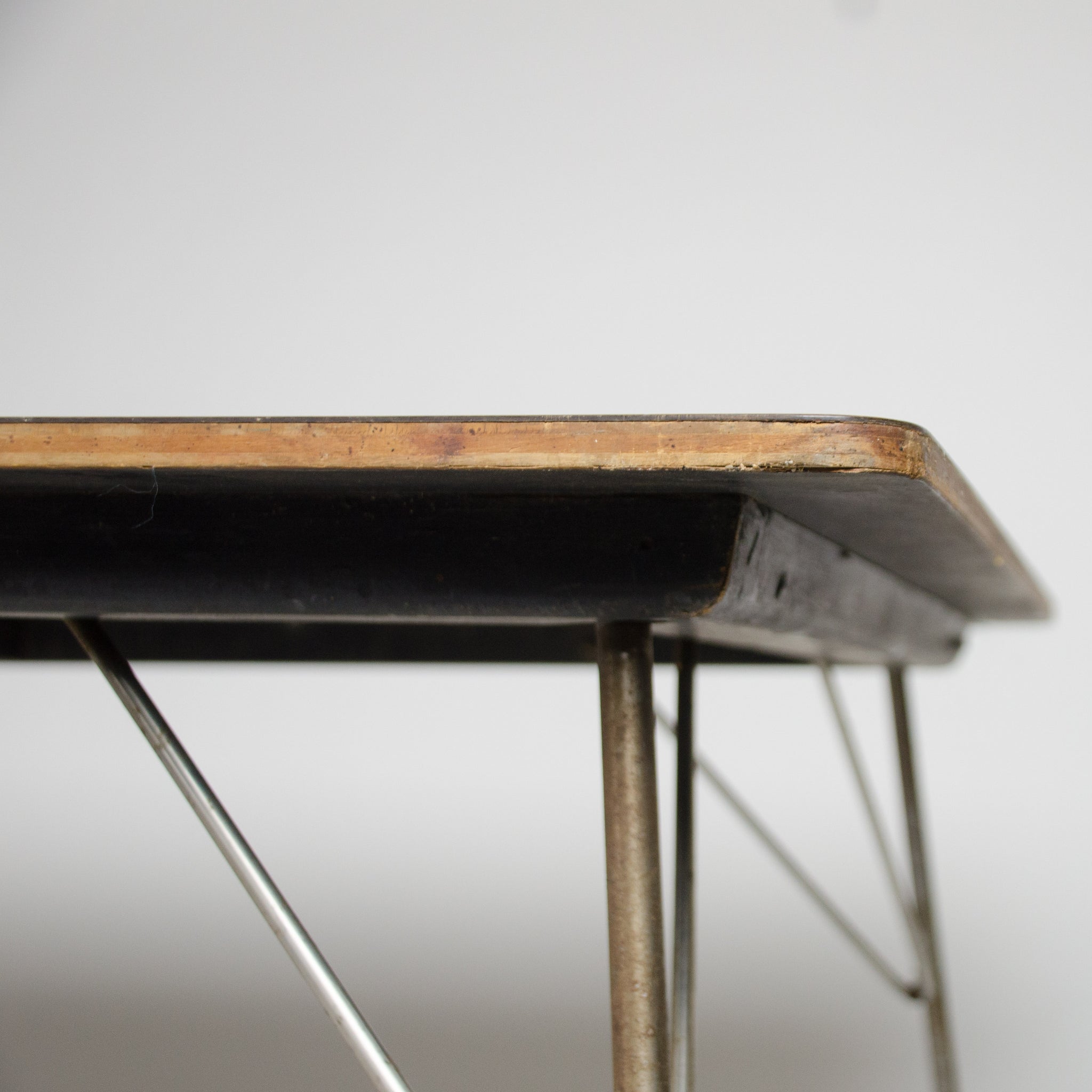 SOLD Rare Early Eames Herman Miller Folding DTM Rectangular Dining Table