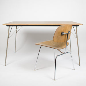 SOLD Rare Early Eames Herman Miller Folding DTM Rectangular Dining Table