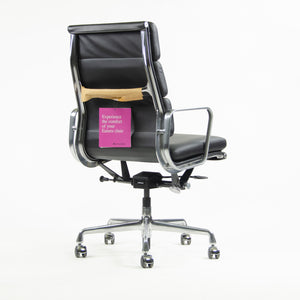 SOLD Brand New 2017 Eames Herman Miller High Soft Pad Aluminum Desk Chair Black Leather