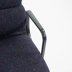 Eames Herman Miller Vintage 1993 High Back Soft Pad Aluminum Group Chair Fabric