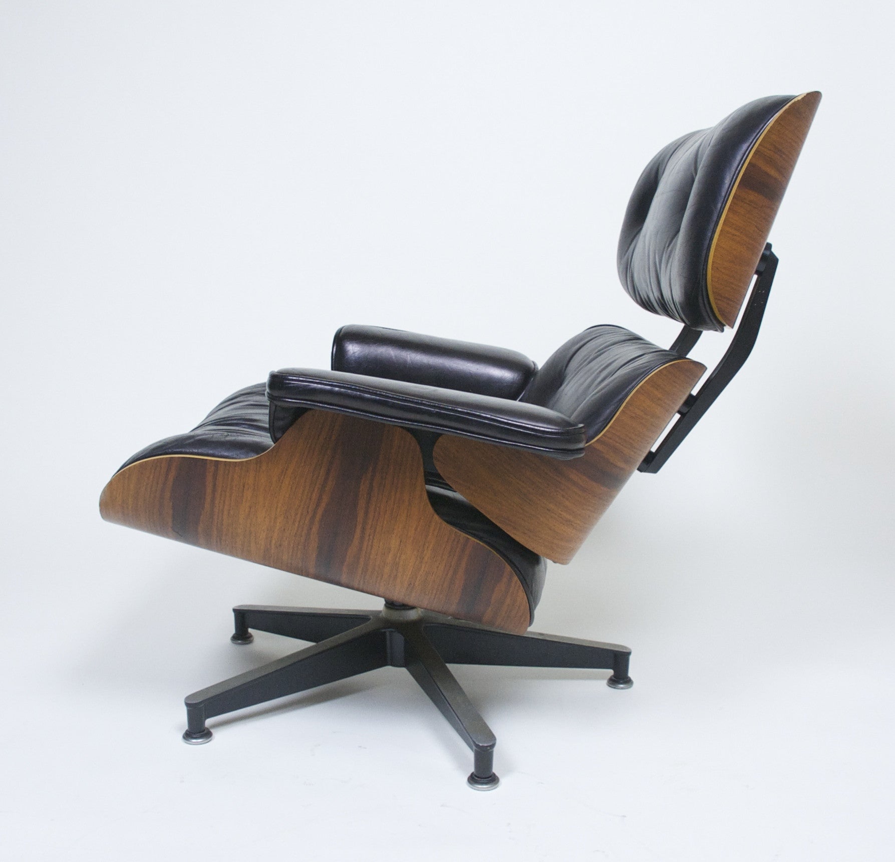 SOLD 1970's Herman Miller Eames Lounge Chair & Ottoman Rosewood 670 671