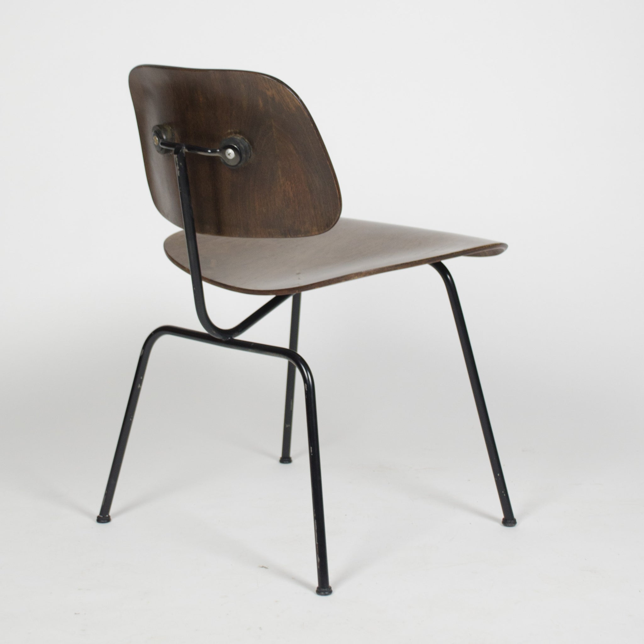 SOLD Eames Evans Herman Miller 1947 Walnut DCM Dining Chair Labelled! Mint!