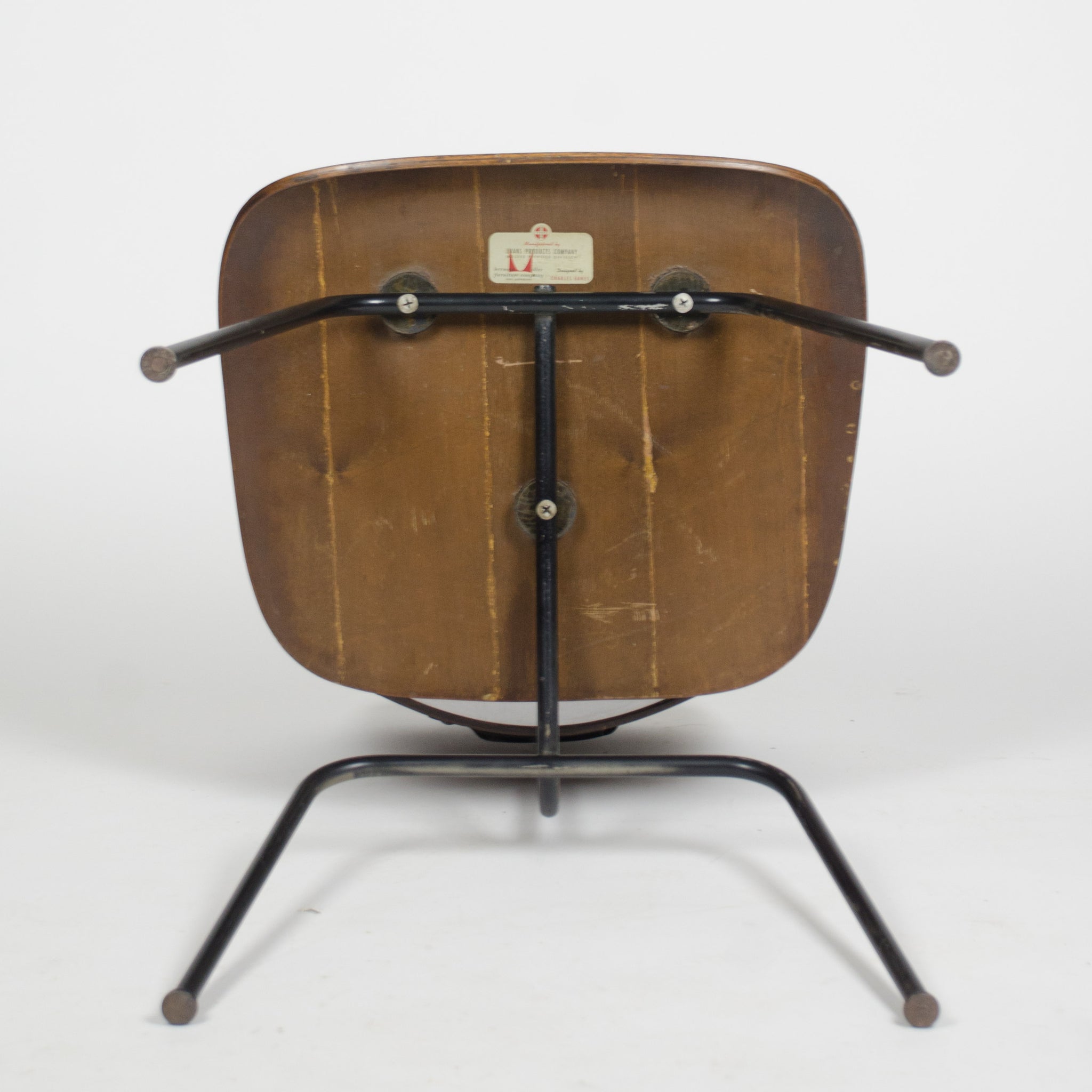 SOLD Eames Evans Herman Miller 1947 Walnut DCM Dining Chair Labelled! Mint!