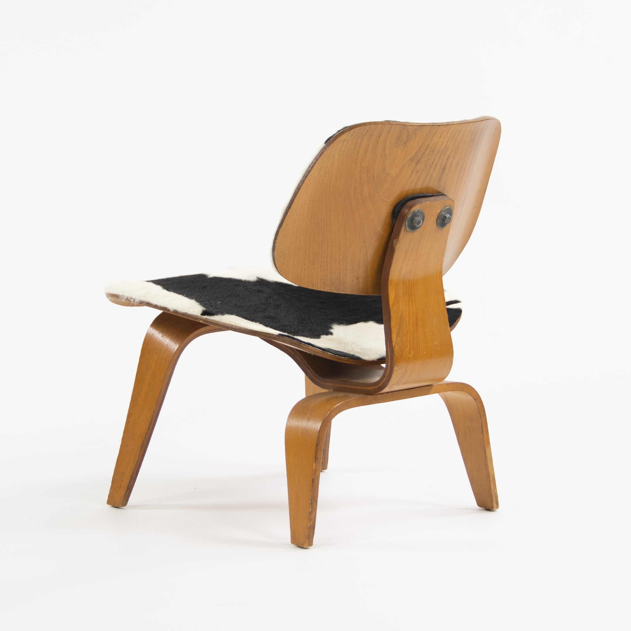 SOLD Charles and Ray Eames 1948 Evans LCW Lounge Chair Wood Ash Pony Hide