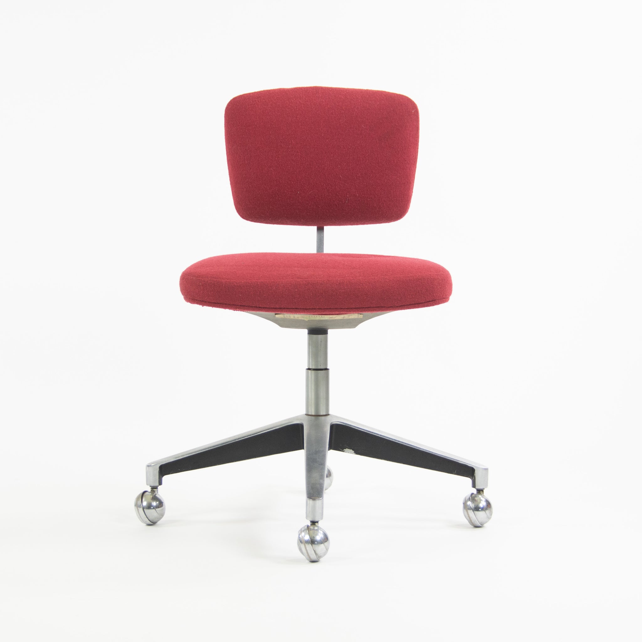 SOLD Knoll Associates 1961 Max Pearson Secretarial Chair Red Model 46