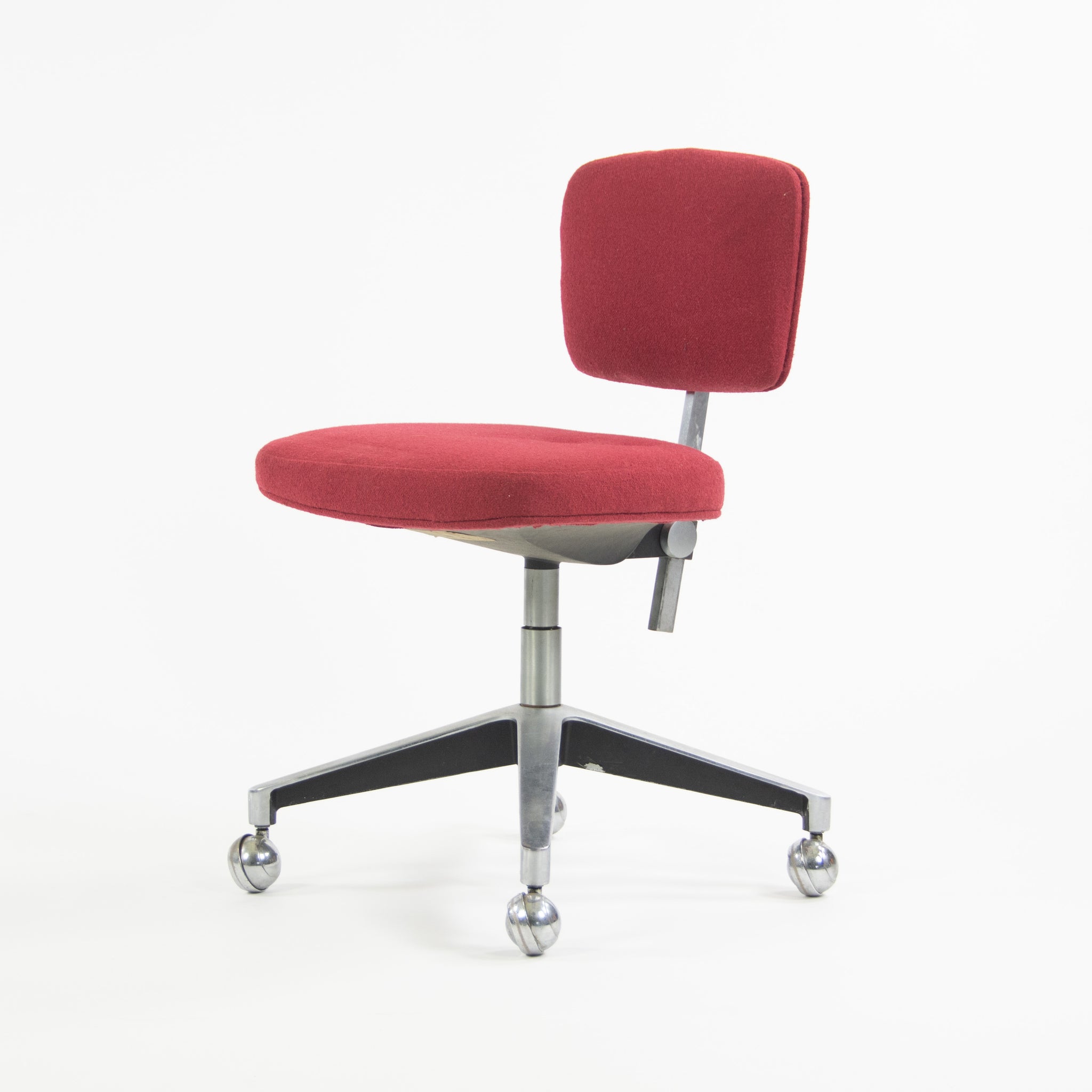 SOLD Knoll Associates 1961 Max Pearson Secretarial Chair Red Model 46