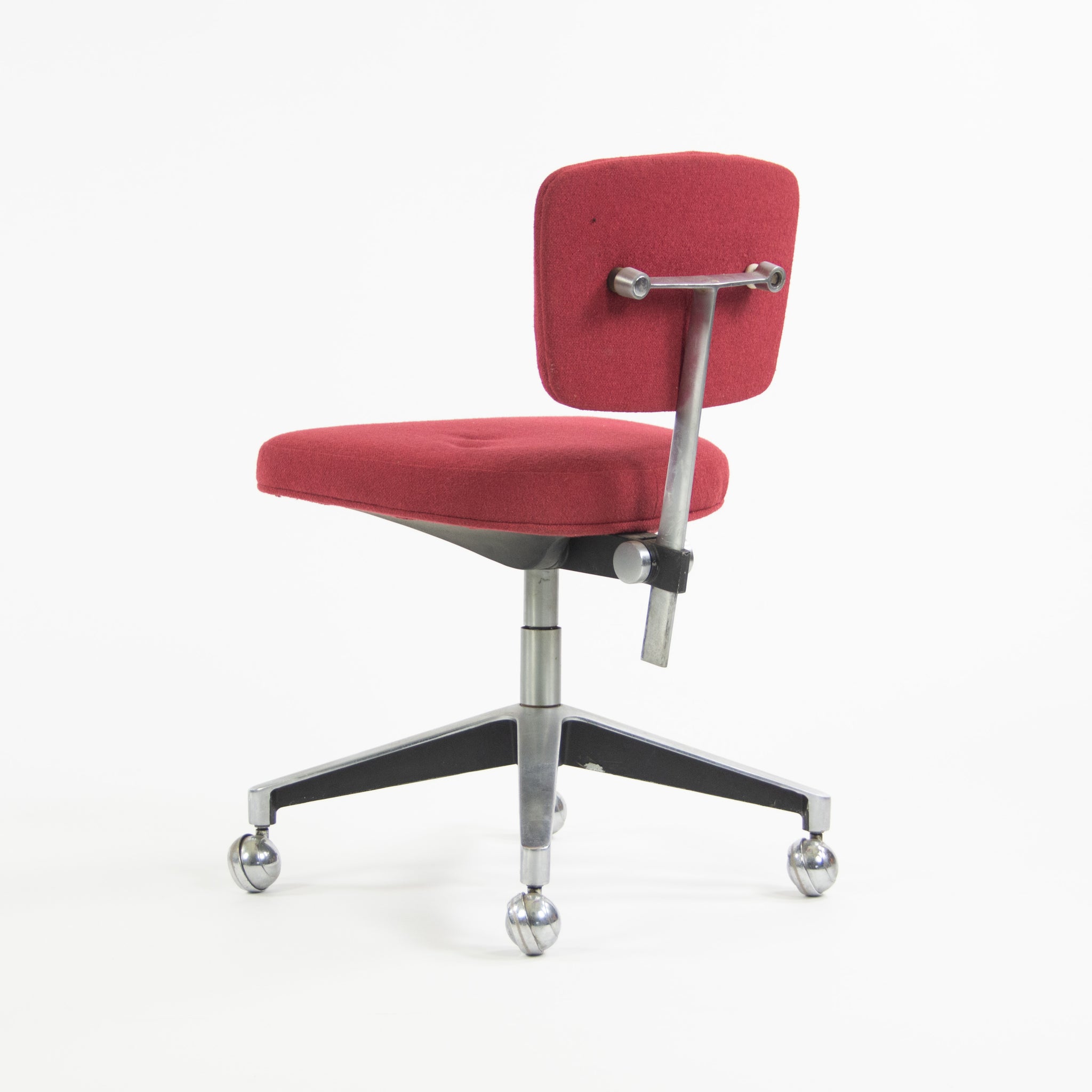 SOLD Knoll Associates 1961 Max Pearson Secretarial Chair Red Model 46