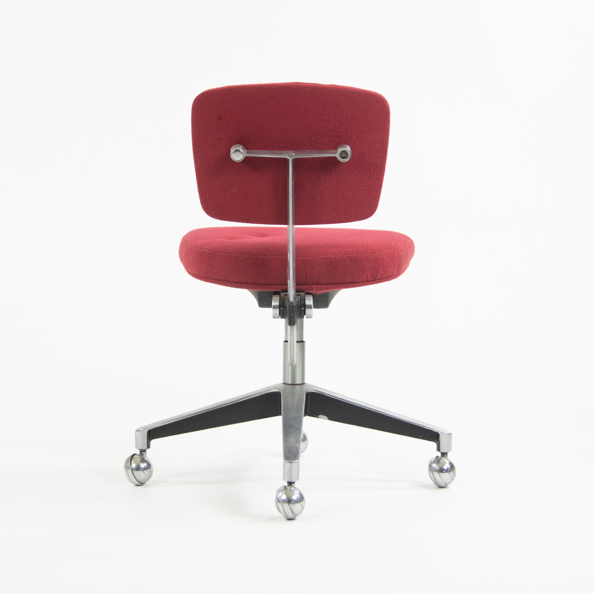 SOLD Knoll Associates 1961 Max Pearson Secretarial Chair Red Model 46