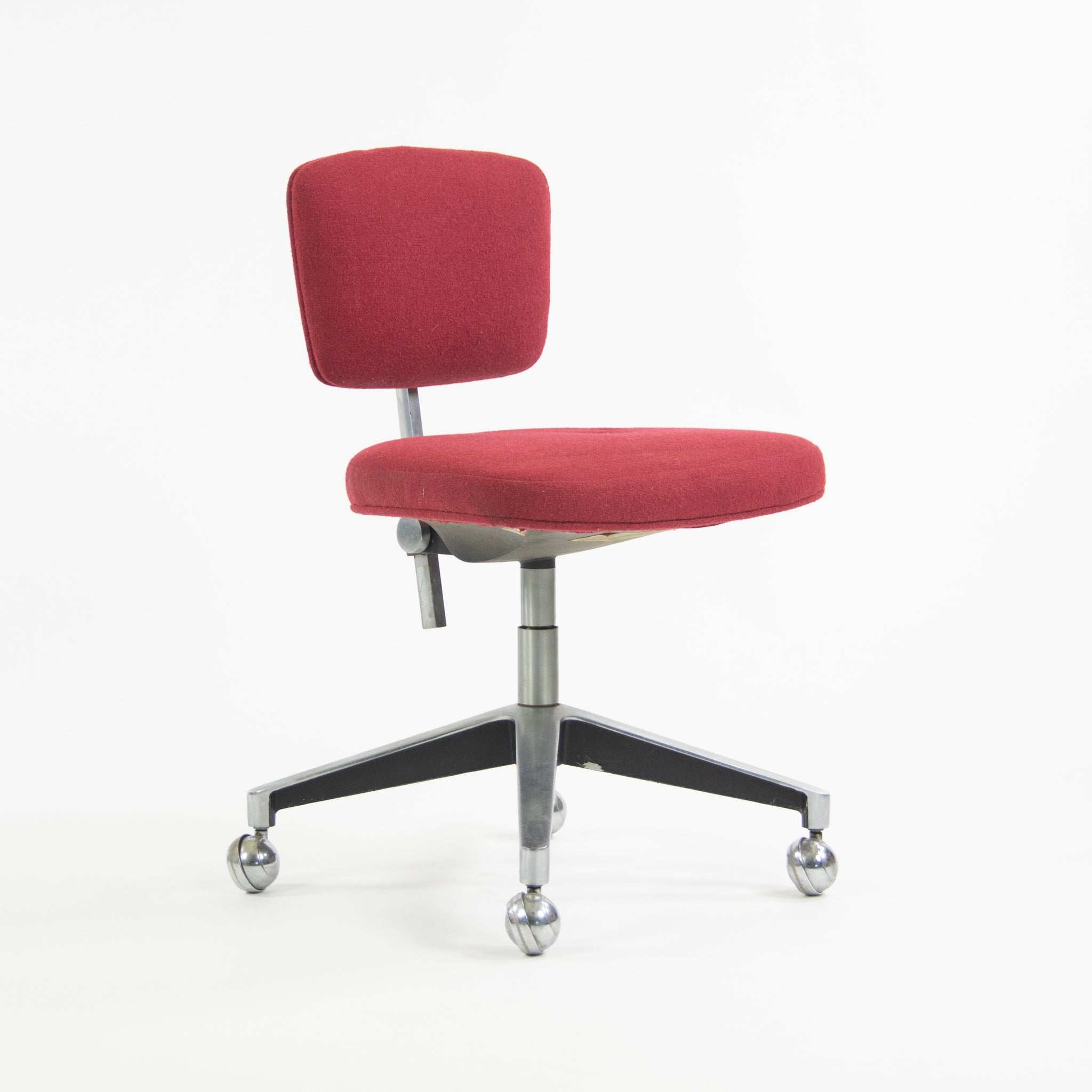 SOLD Knoll Associates 1961 Max Pearson Secretarial Chair Red Model 46