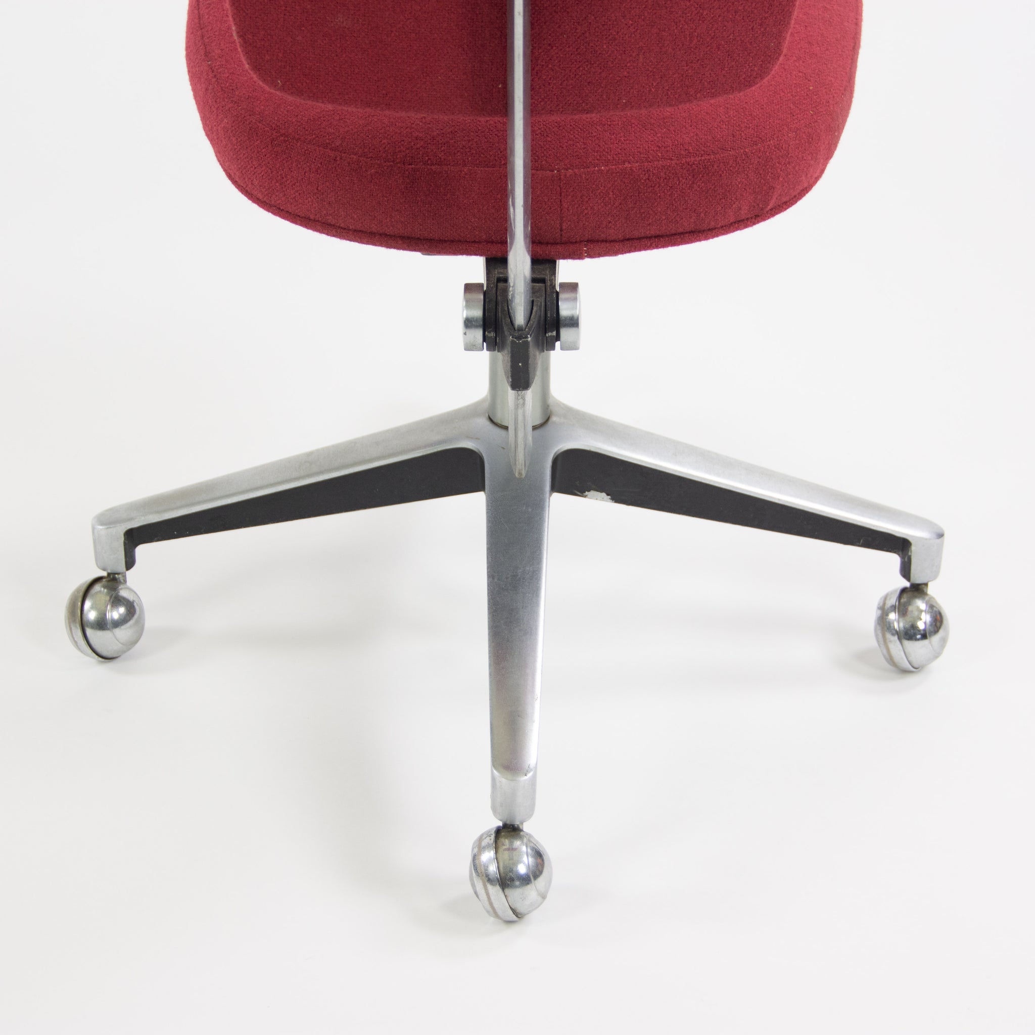 SOLD Knoll Associates 1961 Max Pearson Secretarial Chair Red Model 46