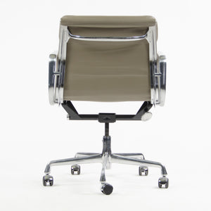 SOLD Herman Miller Eames Soft Pad Aluminum Group Chair Gray Leather 2005 2x Available '