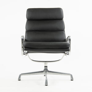 SOLD Eames Herman Miller Vintage Soft Pad Aluminum Group Lounge Chair Black