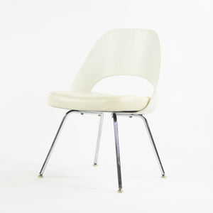 2014 Knoll Studio Eero Saarinen Executive Armless Side Chairs White 150+ Available