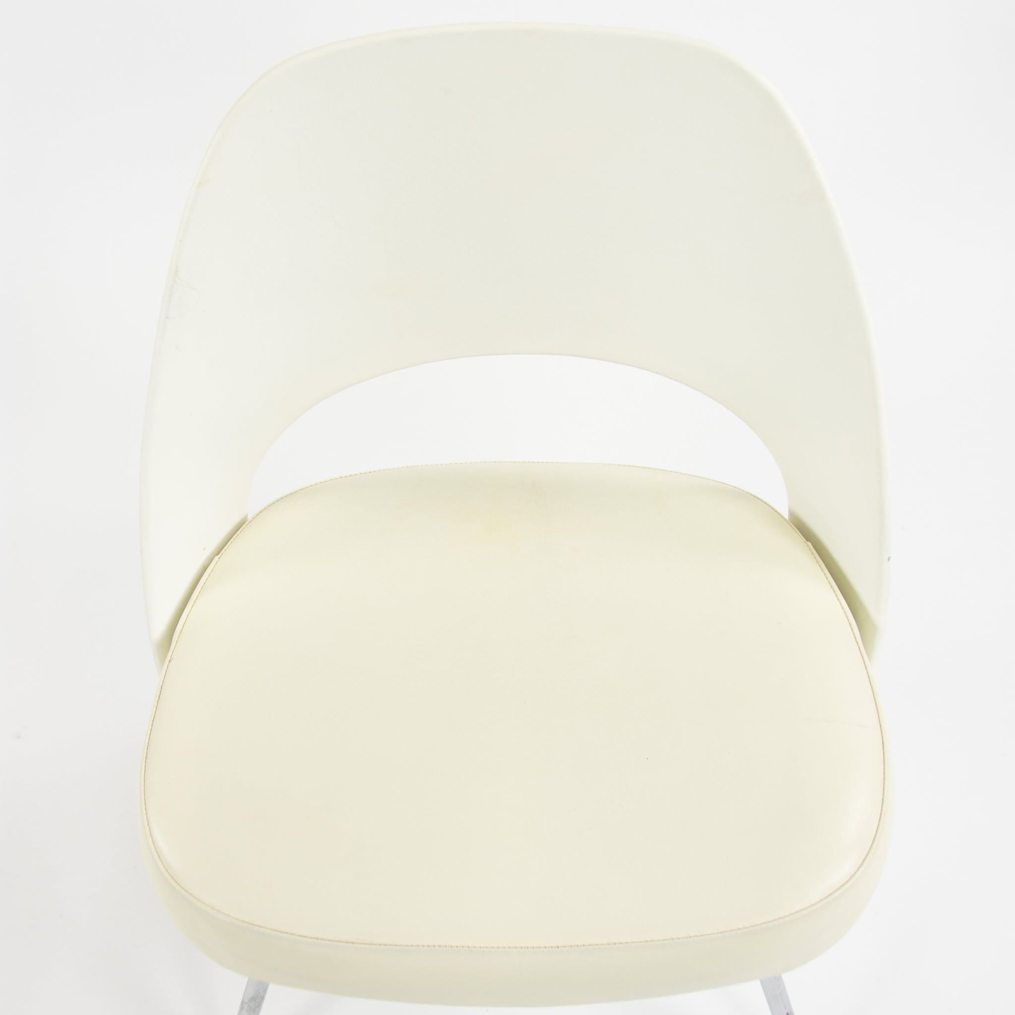 2014 Knoll Studio Eero Saarinen Executive Armless Side Chairs White 150+ Available