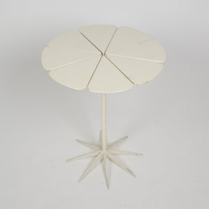 SOLD 1960's Knoll Richard Schultz Petal Table Rare Enameled Redwood White