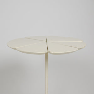 SOLD 1960's Knoll Richard Schultz Petal Table Rare Enameled Redwood White