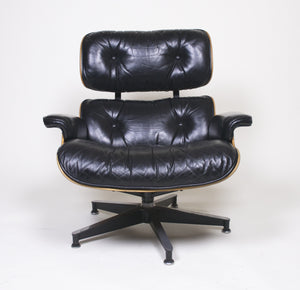 SOLD 1970's Herman Miller Eames Lounge Chair & Ottoman Rosewood 670 671