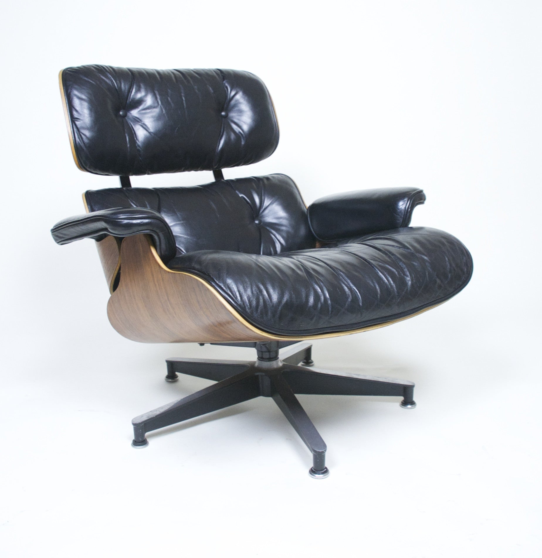 SOLD 1970's Herman Miller Eames Lounge Chair & Ottoman Rosewood 670 671