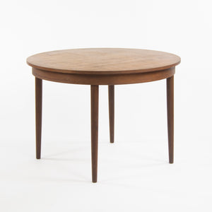 SOLD Hans Olsen for Frem Rojle Danish Modern Teak Round Dining Table, 1960's Vintage