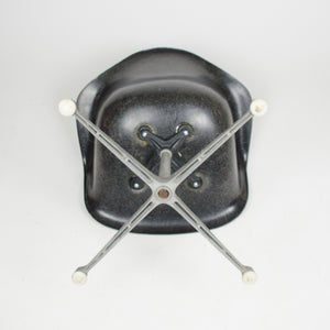 SOLD Eames Herman Miller Black Fiberglass Shell Chair
