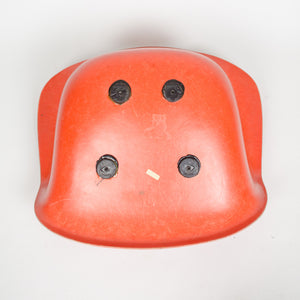 SOLD Eames Herman Miller Red / Orange Fiberglass Shell Chair