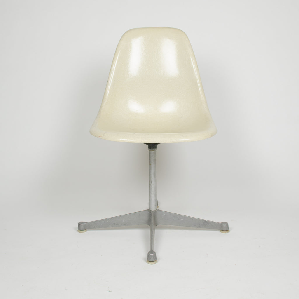 SOLD Eames Herman Miller Ivory Fiberglass Side Shell Chair