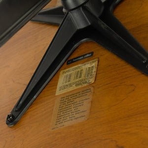 SOLD 1970's Herman Miller Eames Lounge Chair & Ottoman Rosewood 670 671 Black Leather