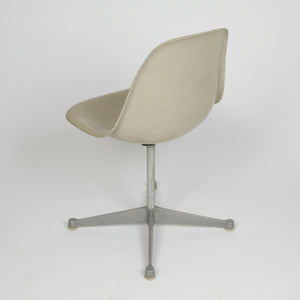 SOLD Eames Herman Miller Gray Greige Fiberglass Side Shell Chair
