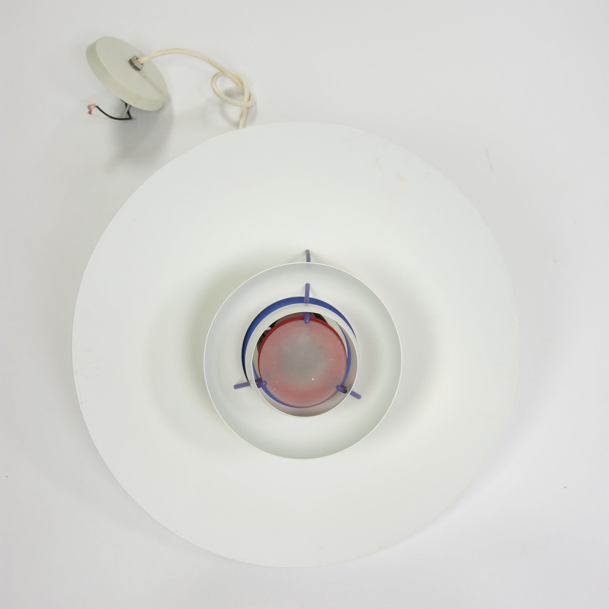 SOLD Louis Poulsen Poul Henningsen PH 5 Pendant Hanging Lamp Denmark White