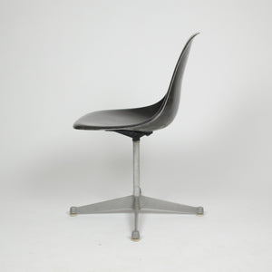 SOLD Eames Herman Black Fiberglass Side Shell Chairs (Sold Separately)