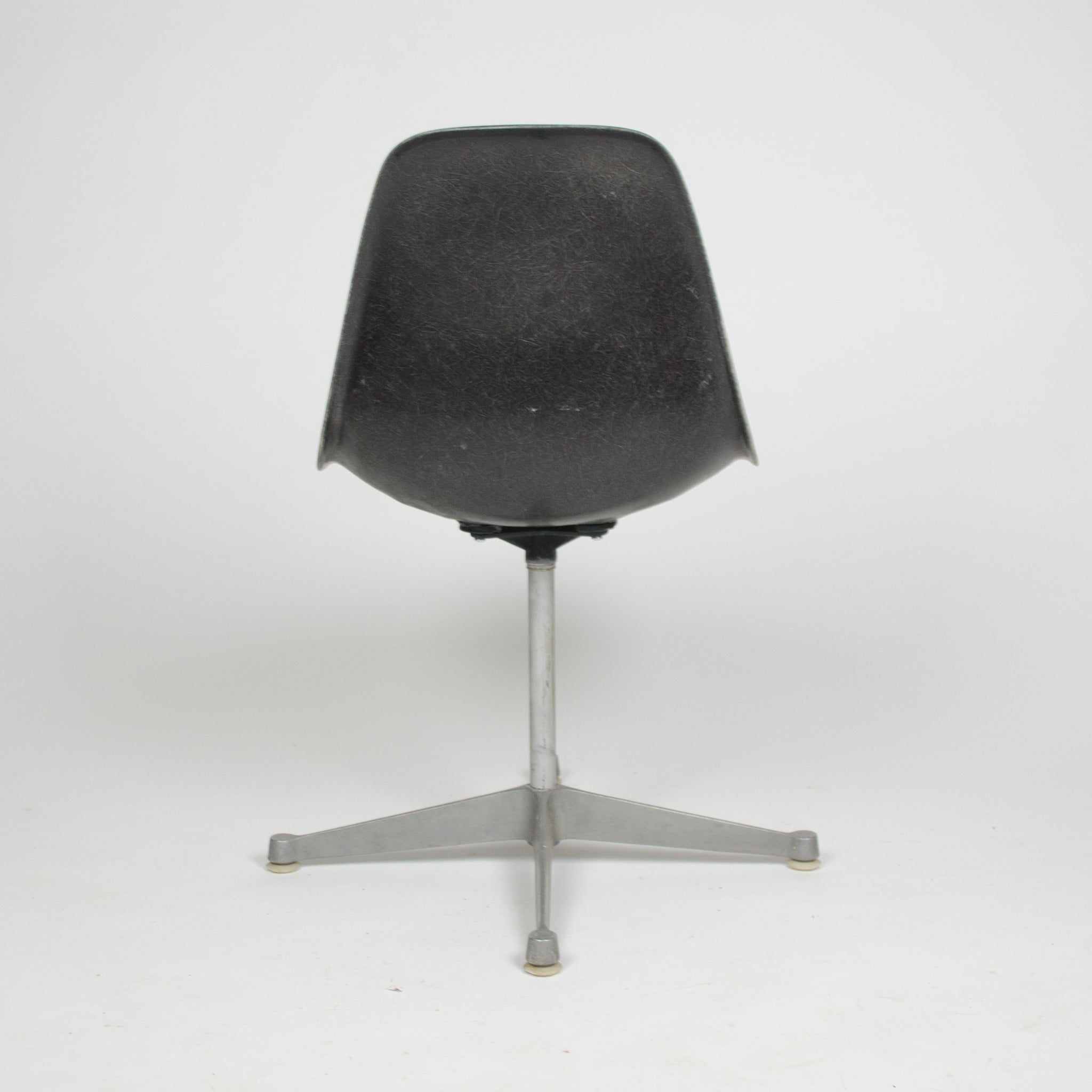 SOLD Eames Herman Black Fiberglass Side Shell Chairs (Sold Separately)