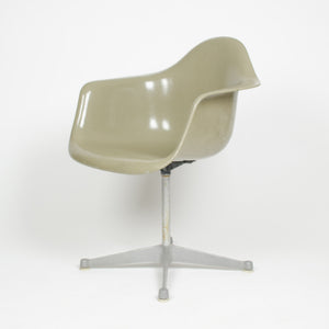 SOLD Eames Herman Miller Gray / Green Fiberglass Shell Chair