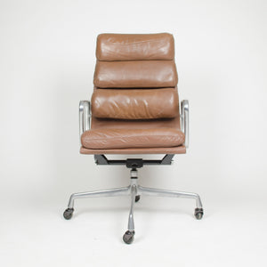 SOLD Eames Herman Miller High Back Soft Pad Aluminum Group Chair 1980's