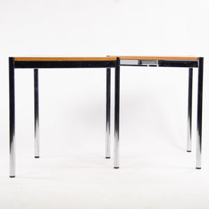 SOLD Fritz Haller USM Haller Beech Wood Triangular Table Modular 750x740 Knoll Office Sets Available