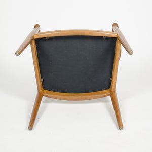 SOLD 1960's Set of Hans Wegner Round The Chair Johannes Hansen For Knoll Danish Oak Armchairs