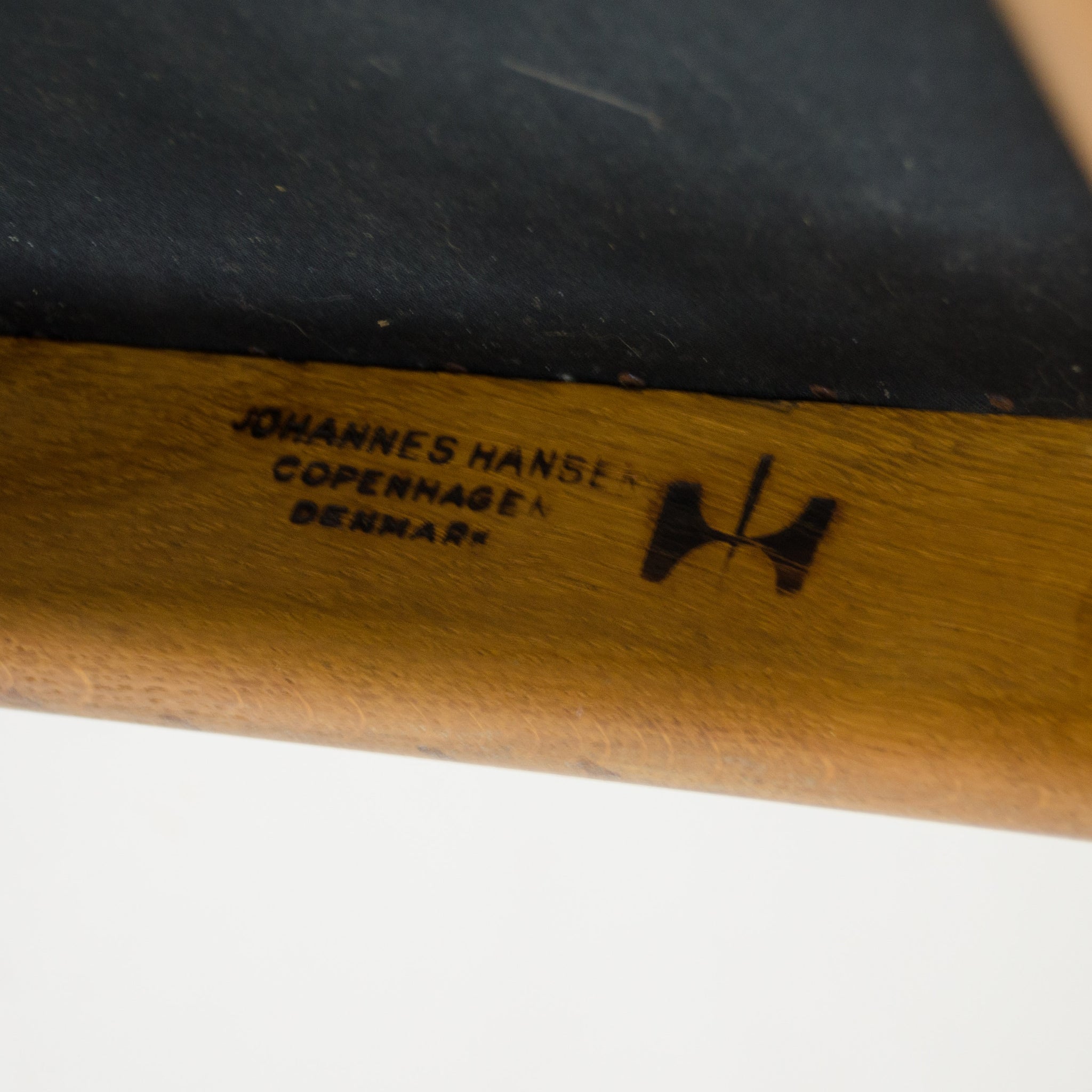 SOLD 1960's Set of Hans Wegner Round The Chair Johannes Hansen For Knoll Danish Oak Armchairs